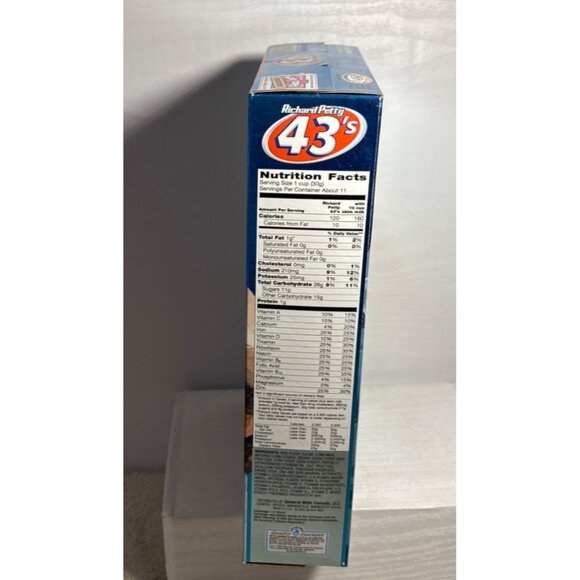 Richard Petty 43s Cheerios Nascar Racing Cereal Box 11.3 Oz 2003 Unopened - Picture 7 of 7